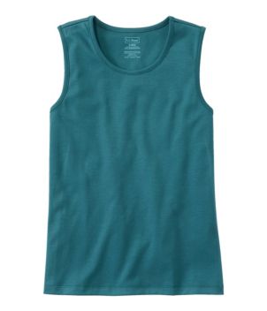 Women's Pima Cotton Tee, Shell
