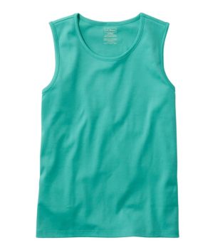 Women's Pima Cotton Tee, Shell