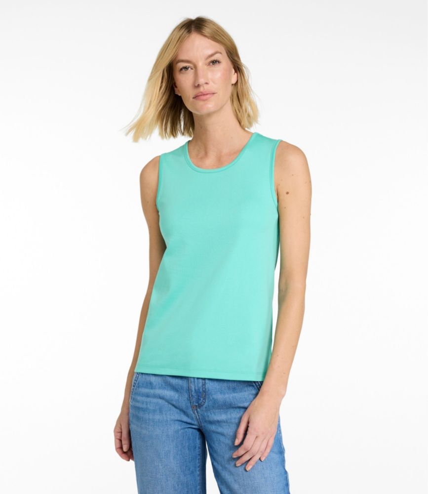 Women's Pima Cotton Tee, Shell