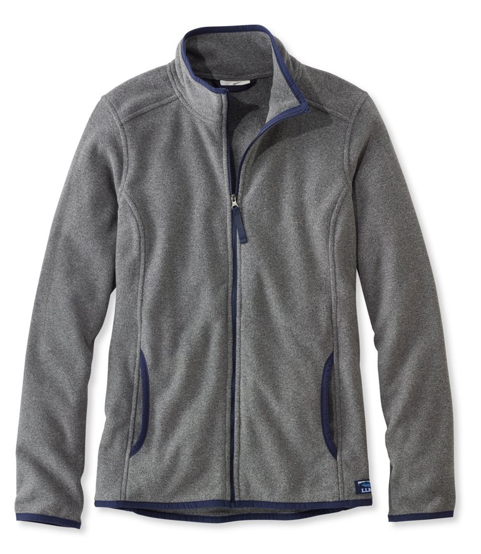 Women's Soft-Brushed Full-Zip Fitness Fleece Jacket | Sweatshirts ...