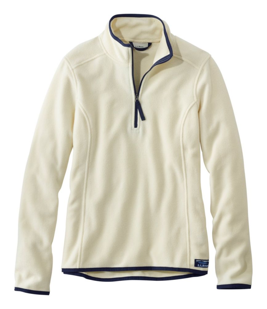 womens fleece half zip pullover