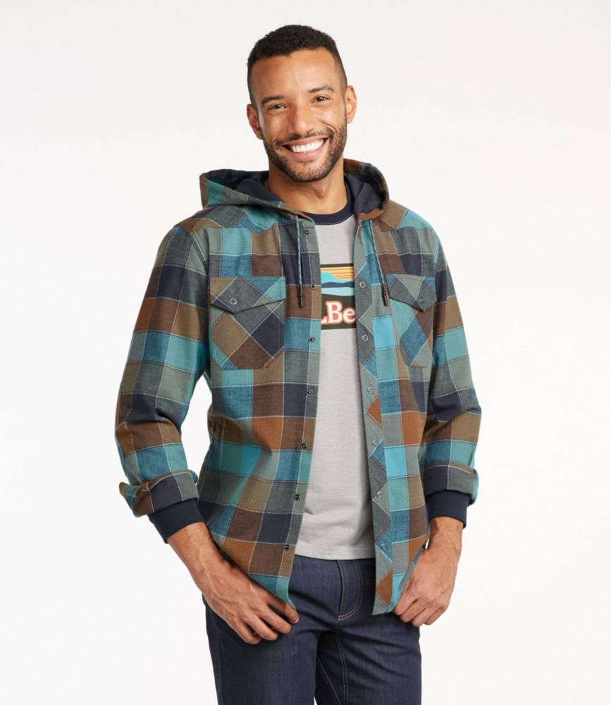 ll bean mens flannel hoodie