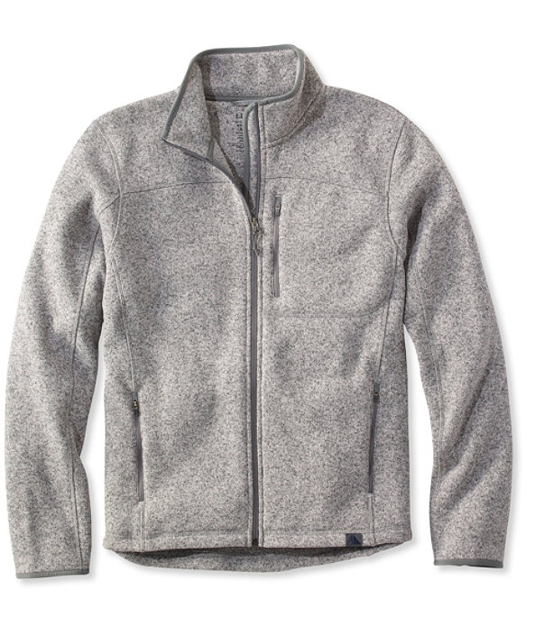 Bean's Sweater Fleece, Full-Zip Jacket, Grey Heather, large image number 0