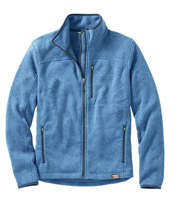 Bean's Sweater Fleece, Full-Zip Jacket, Rustic Blue, large image number 0