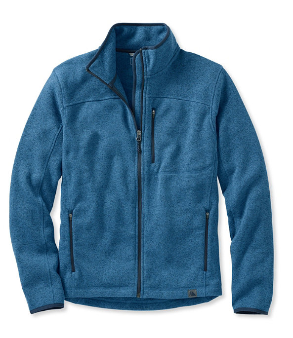 Bean's Sweater Fleece, Full-Zip Jacket, Dusk Blue, largeimage number 0