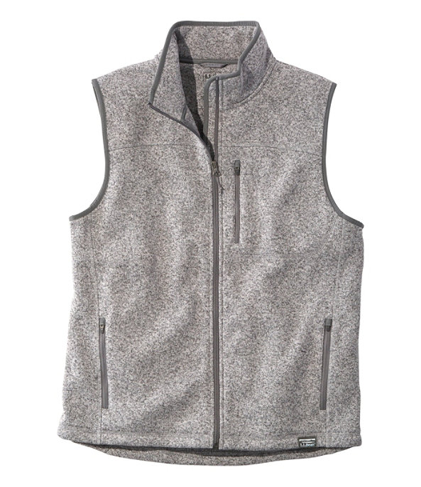 Sweater Fleece Vest, Grey Heather, large image number 0