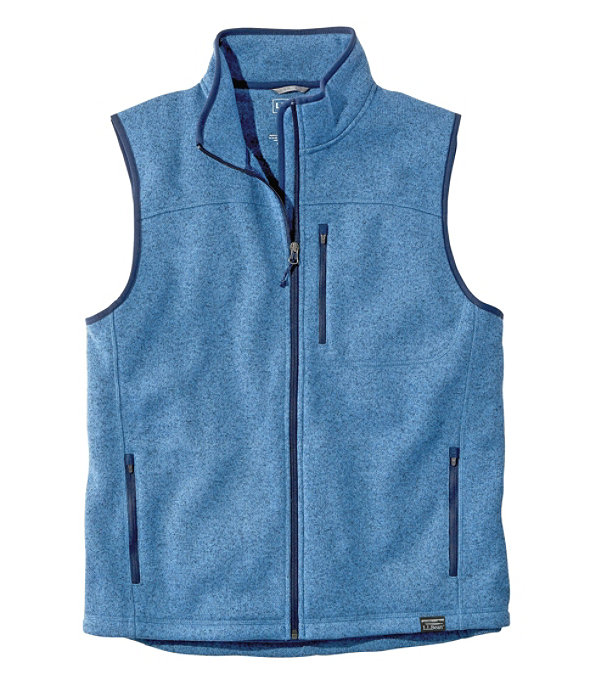 Sweater Fleece Vest, Rustic Blue, large image number 0