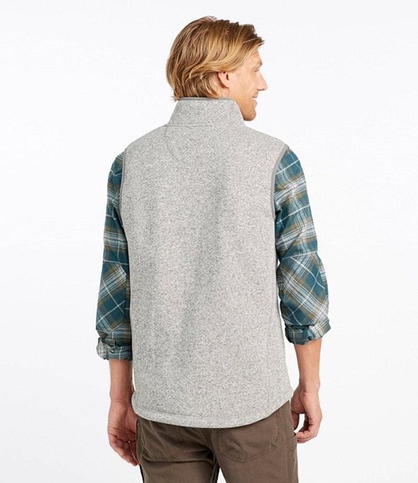 Sweater Fleece Vest, Bright Navy, large image number 2