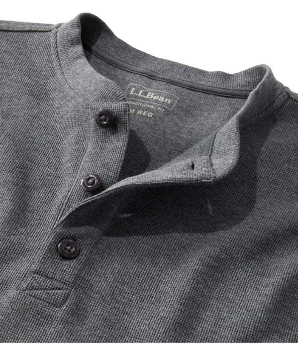 L.L.Bean Cotton Waffle Henley