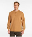 Unshrinkable Mini Waffle Henley Long Sleeve Men's Reg, , small image number 1