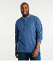 Unshrinkable Mini Waffle Henley Long Sleeve Men's Reg, , small image number 3