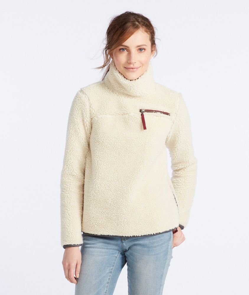 ll bean sherpa pullover