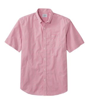 Men's Wrinkle-Free Kennebunk Sport Shirt, Traditional Fit Short-Sleeve Check