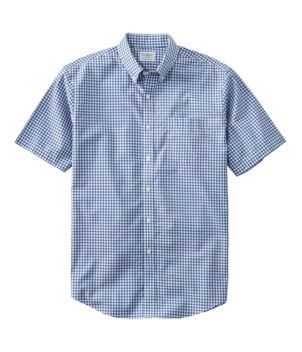 Men's Wrinkle-Free Kennebunk Sport Shirt, Traditional Fit Short-Sleeve Check