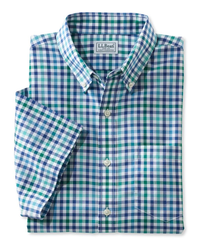 WrinkleFree Kennebunk Sport Shirt, Traditional Fit ShortSleeve Check
