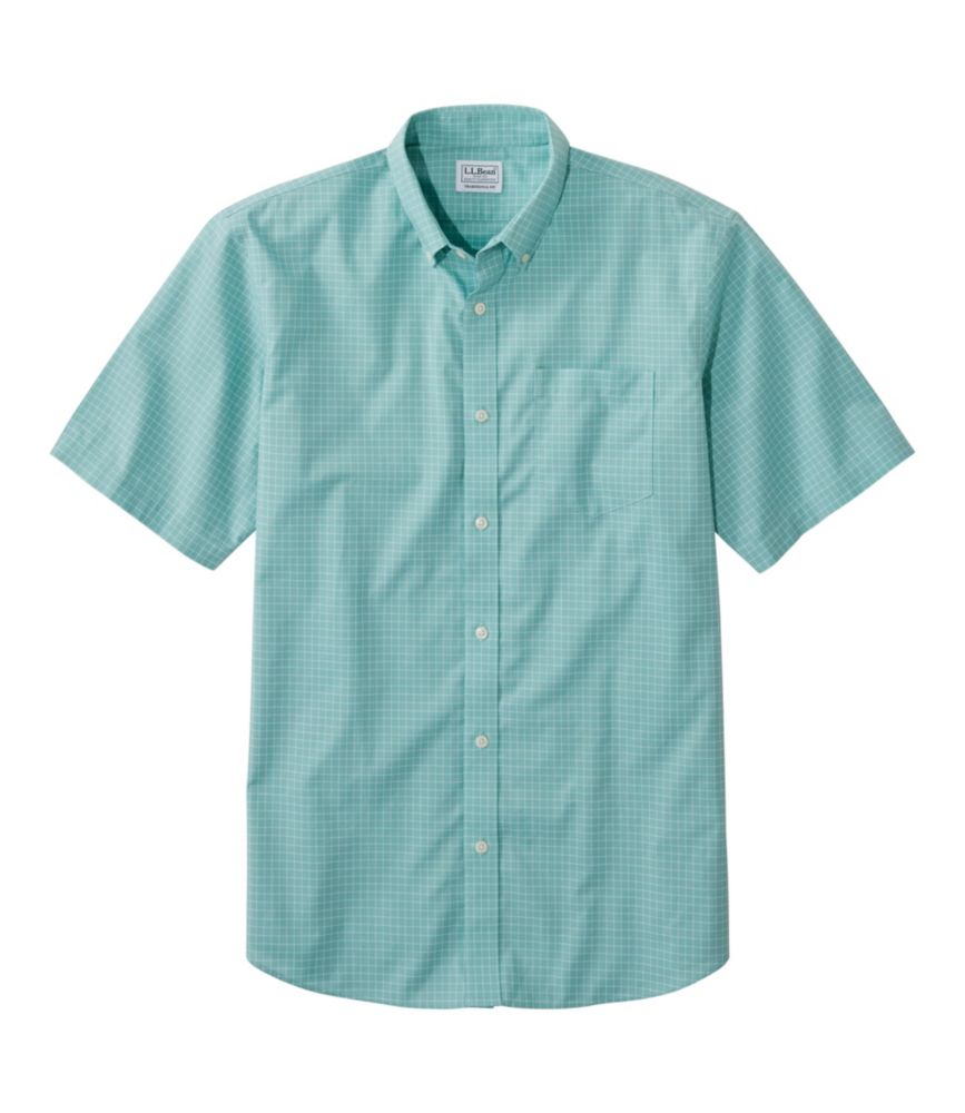 Men's Wrinkle-Free Kennebunk Sport Shirt, Traditional Fit Short-Sleeve Check