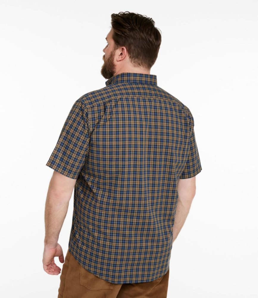 Men's Wrinkle-Free Kennebunk Sport Shirt, Traditional Fit Short-Sleeve Check