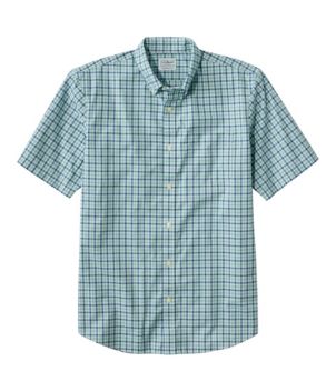 Men's Wrinkle-Free Kennebunk Sport Shirt, Traditional Fit Short-Sleeve Check