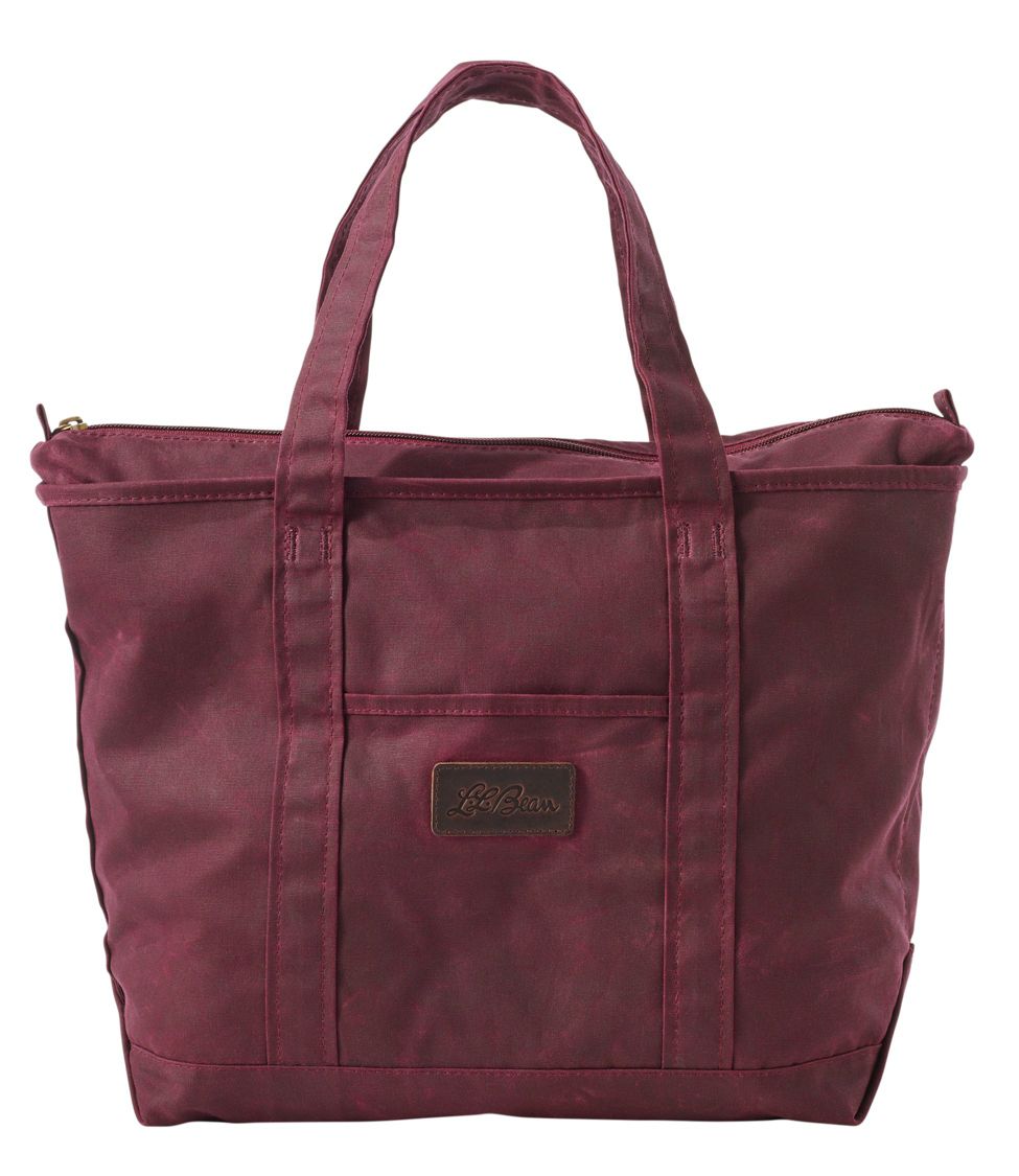 Waxed-Canvas Tote Bag at L.L. Bean