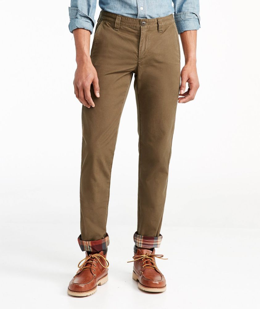 slim fit canvas pants