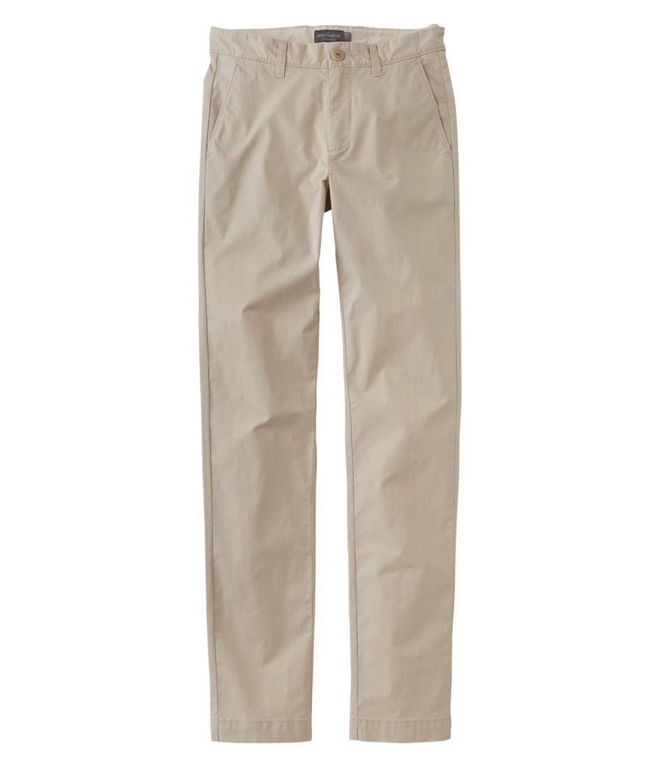 Men's Signature Twill Chino Pants with Stretch, Slim Straight