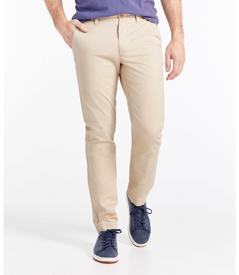 Men's Signature Twill Chino Pants with Stretch, Slim Straight | Pants ...