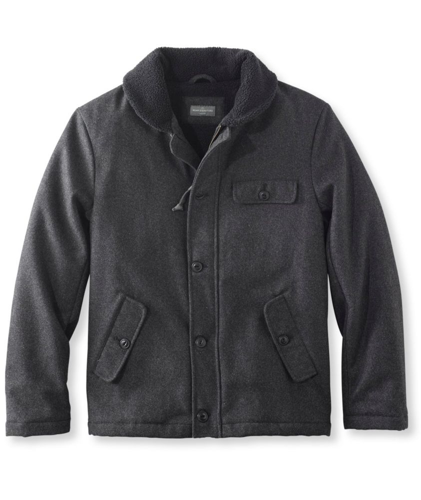 ll bean men's wool coat