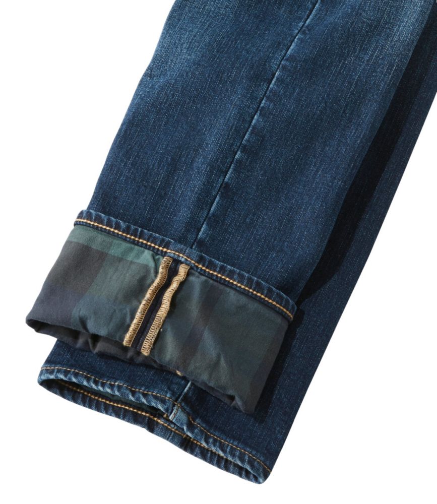 Men's Signature Five-Pocket Jeans with Stretch, Slim Straight Lined, , small image number 2