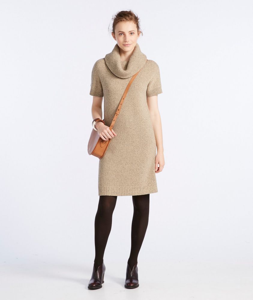 sweater dress short sleeve