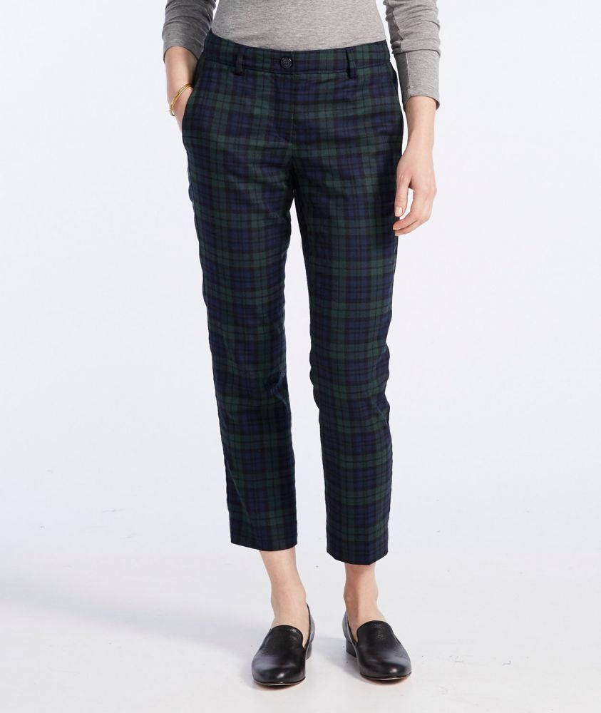 plaid wool pants womens