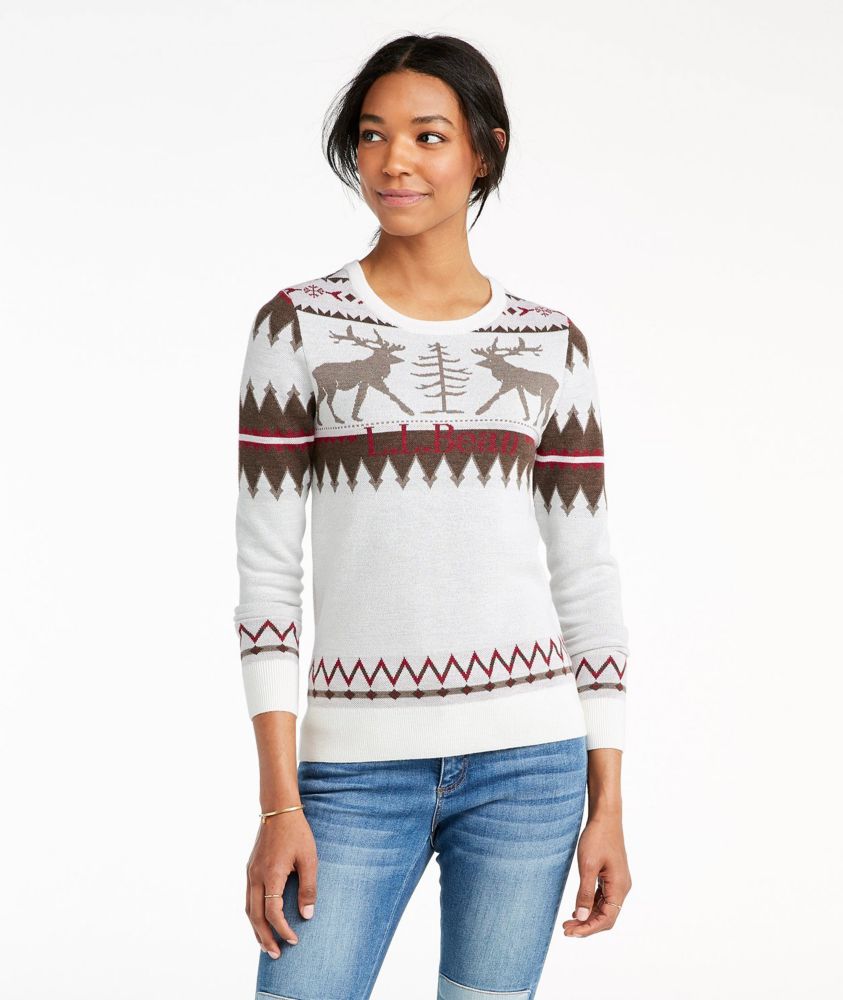 ll bean crewneck sweater