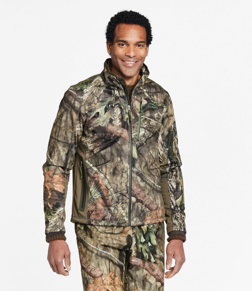 Men's Ridge Runner Soft-Shell Hunting Jacket, Camo, Mossy Oak Country DNA, small image number 2