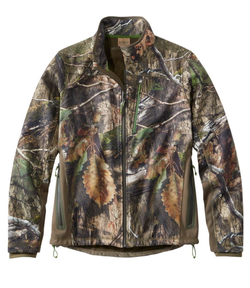 Men's Ridge Runner Soft-Shell Hunting Jacket, Camo