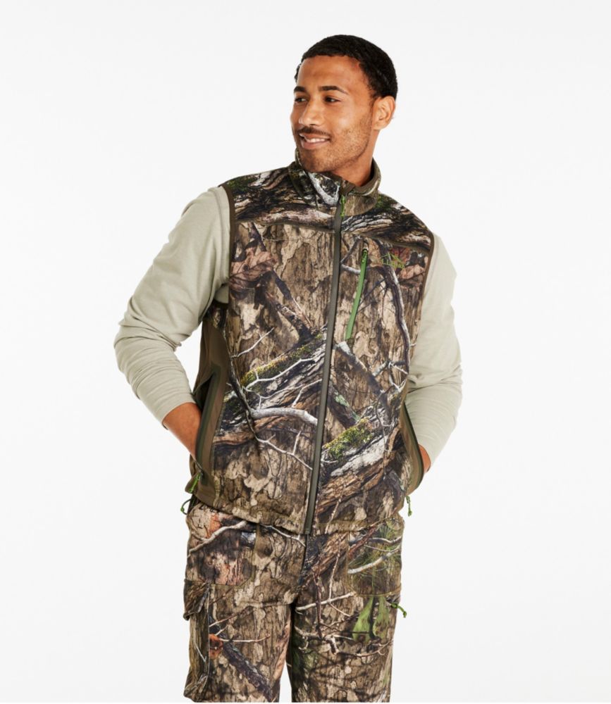 Men's Ridge Runner Soft-Shell Vest, Camo, Mossy Oak Country DNA, small image number 2