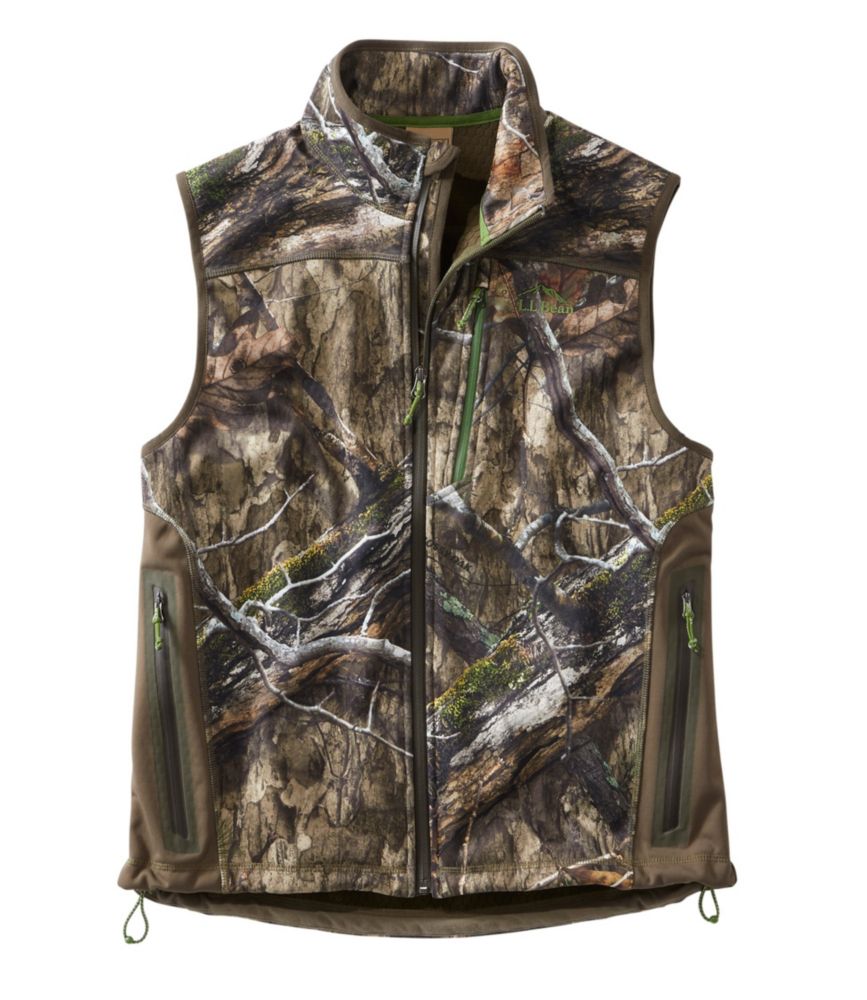 Men's Ridge Runner Soft-Shell Vest, Camo, Mossy Oak Country DNA, small image number 1