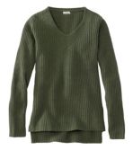 Women's L.L.Bean Shaker-Stitch Sweater, V-Neck Pullover