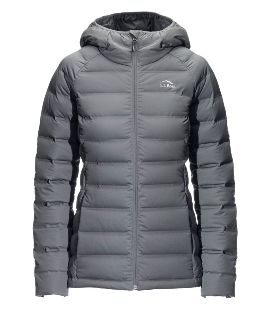 ultralight 850 stretch down hooded jacket