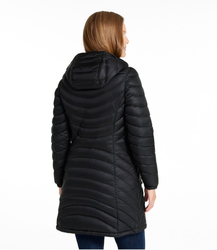 L.L.Bean Women's Ultralight 850 Down Hooded Three-Quarter Coat