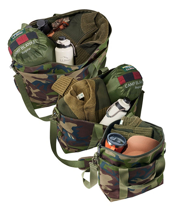 Hunter's Tote Bag, Zip-Top with Strap, Camouflage