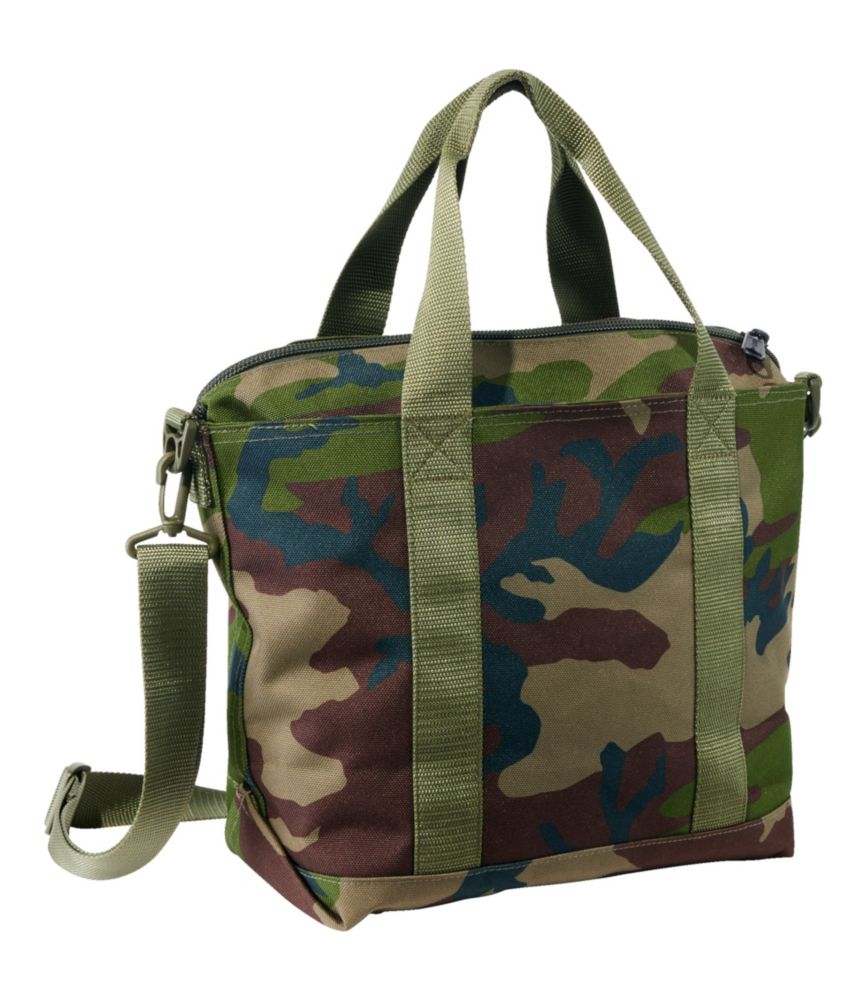 Leather camo tote hotsell