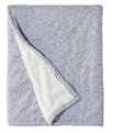 Sweater Fleece Throw, Moonlight Blue Heather, small image number 0