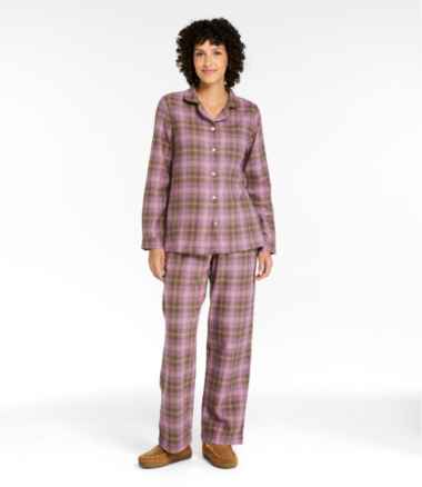 Women's Scotch Plaid Flannel Pajamas