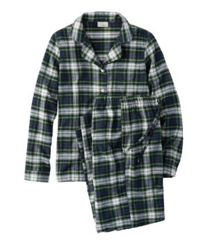 Women's Scotch Plaid Flannel Pajamas