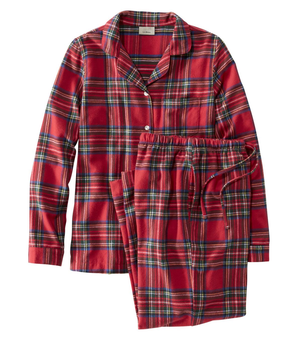 Women's Scotch Plaid Flannel Pajamas