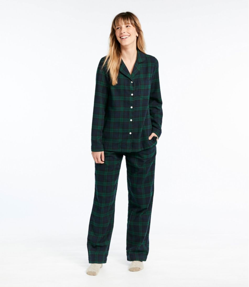 Women's Scotch Plaid Flannel Pajamas | Sleepwear at L.L.Bean