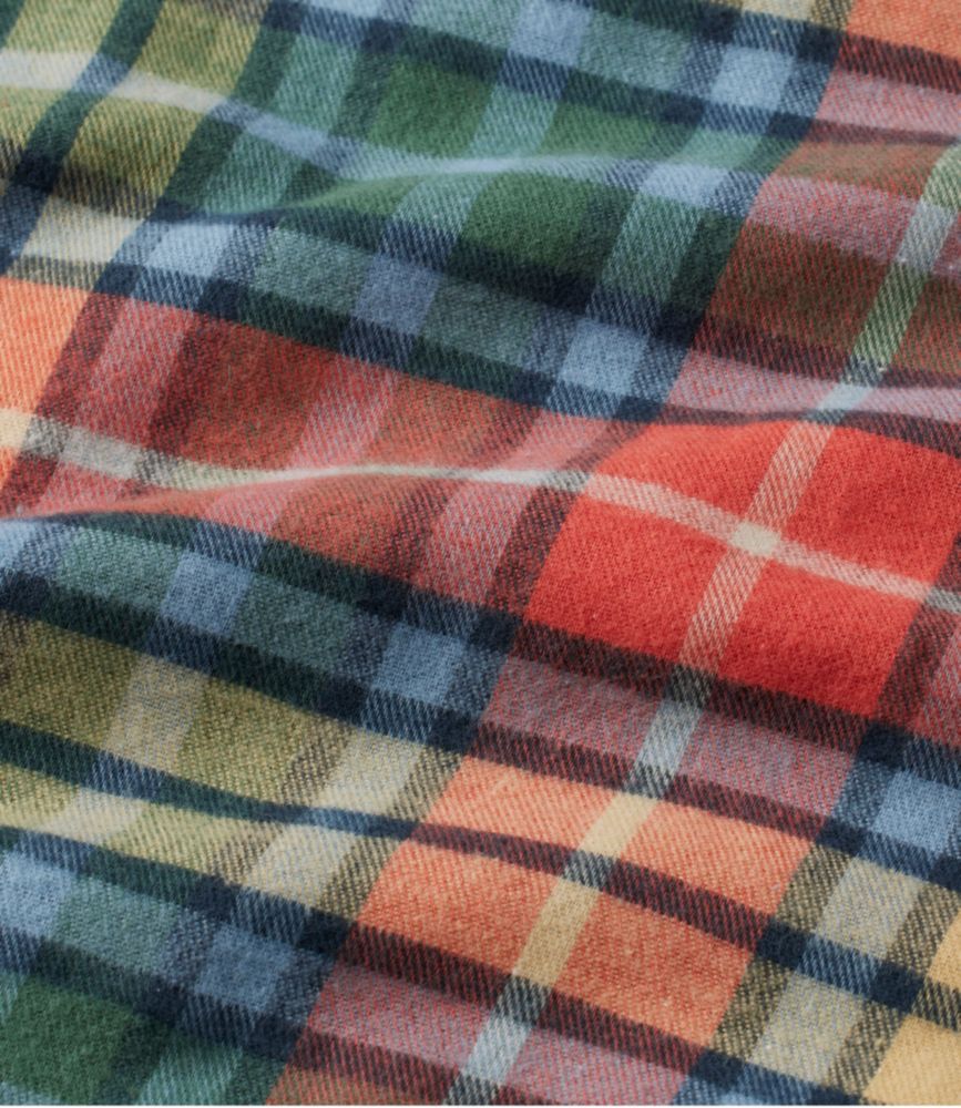 Women's Scotch Plaid Flannel Robe, Rob Roy, small image number 6