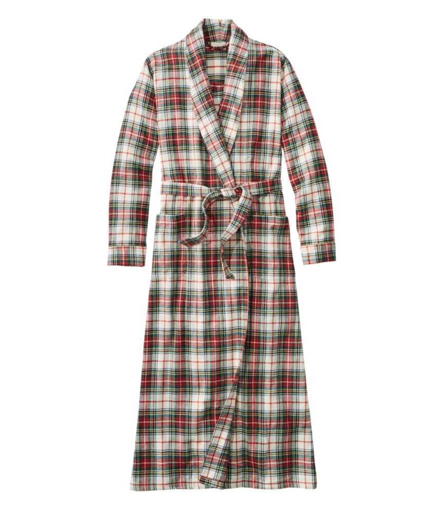 Women's Scotch Plaid Flannel Robe
