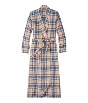 Women's Scotch Plaid Flannel Robe