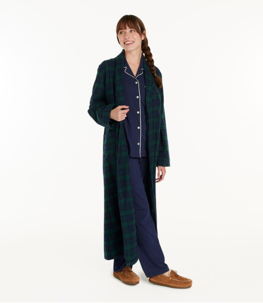 Women's Scotch Plaid Flannel Robe | Sleepwear at L.L.Bean