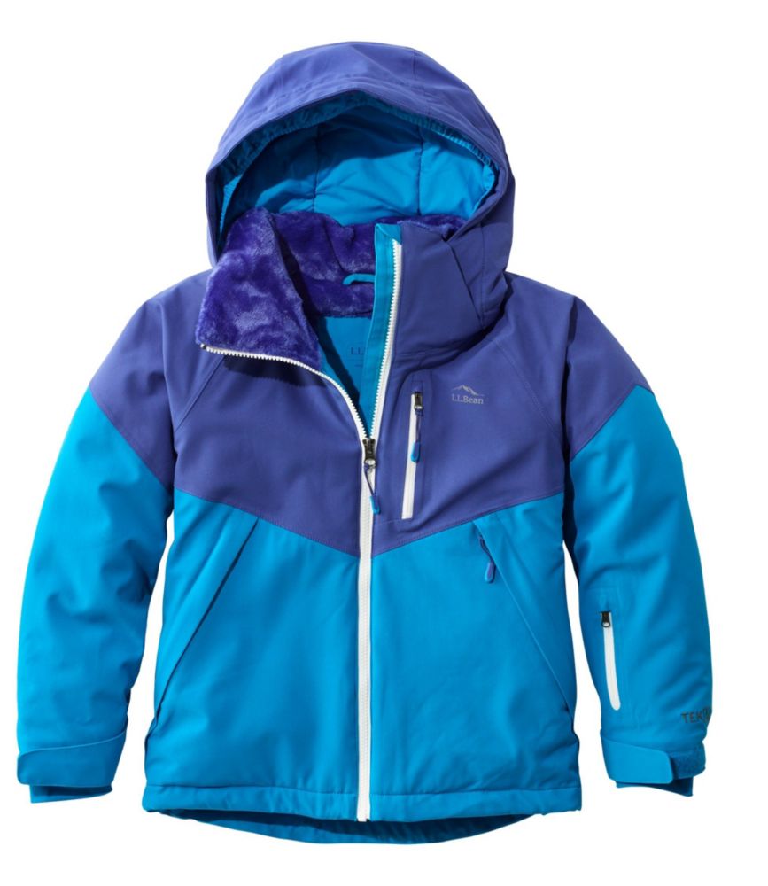 Kids' Waterproof Patroller Ski Jacket, Colorblock